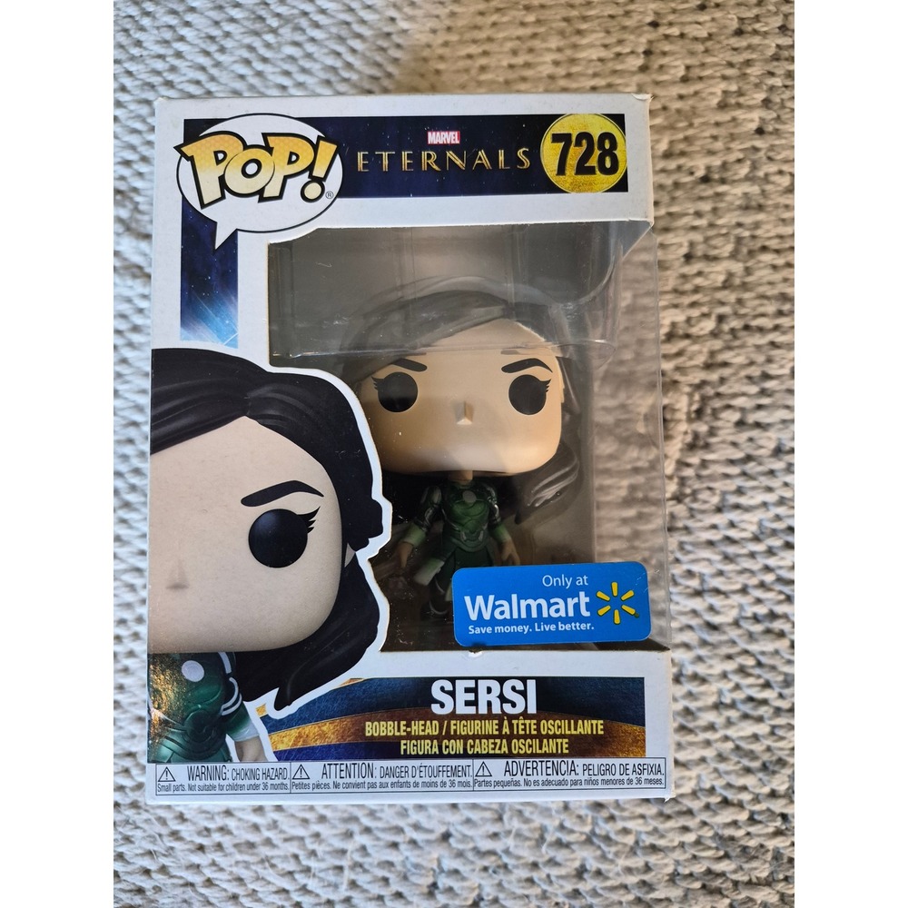 Funko Pop Marvel Eternals Sersi 728 Walmart Exclusive Bobble-Head Vinyl Figure